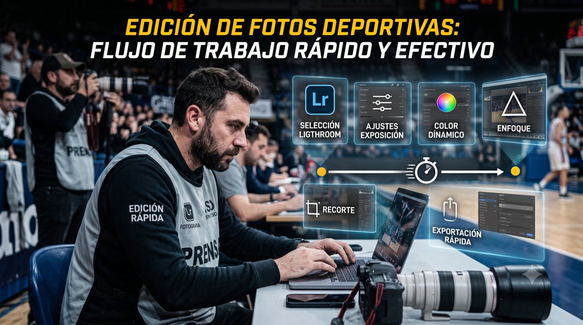 Edición de Fotos Deportivas: Flujo de Trabajo Rápido y Efectivo